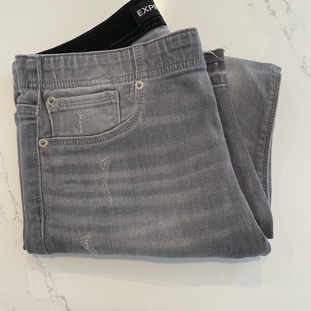 Express Cropped Jean Leggings Size 6